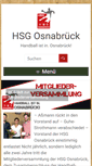 Mobile Screenshot of hsg-osnabrueck.de
